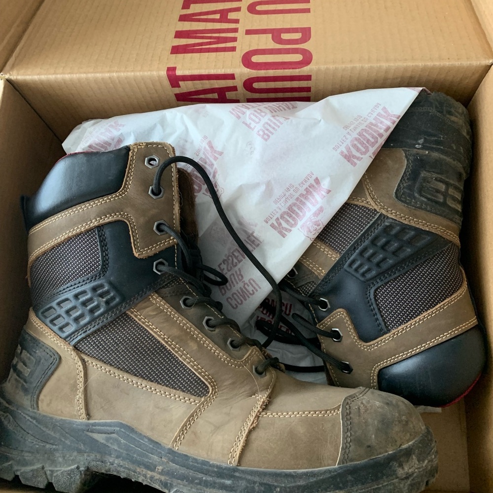 Kodiak Brown and Black Rugged Boots